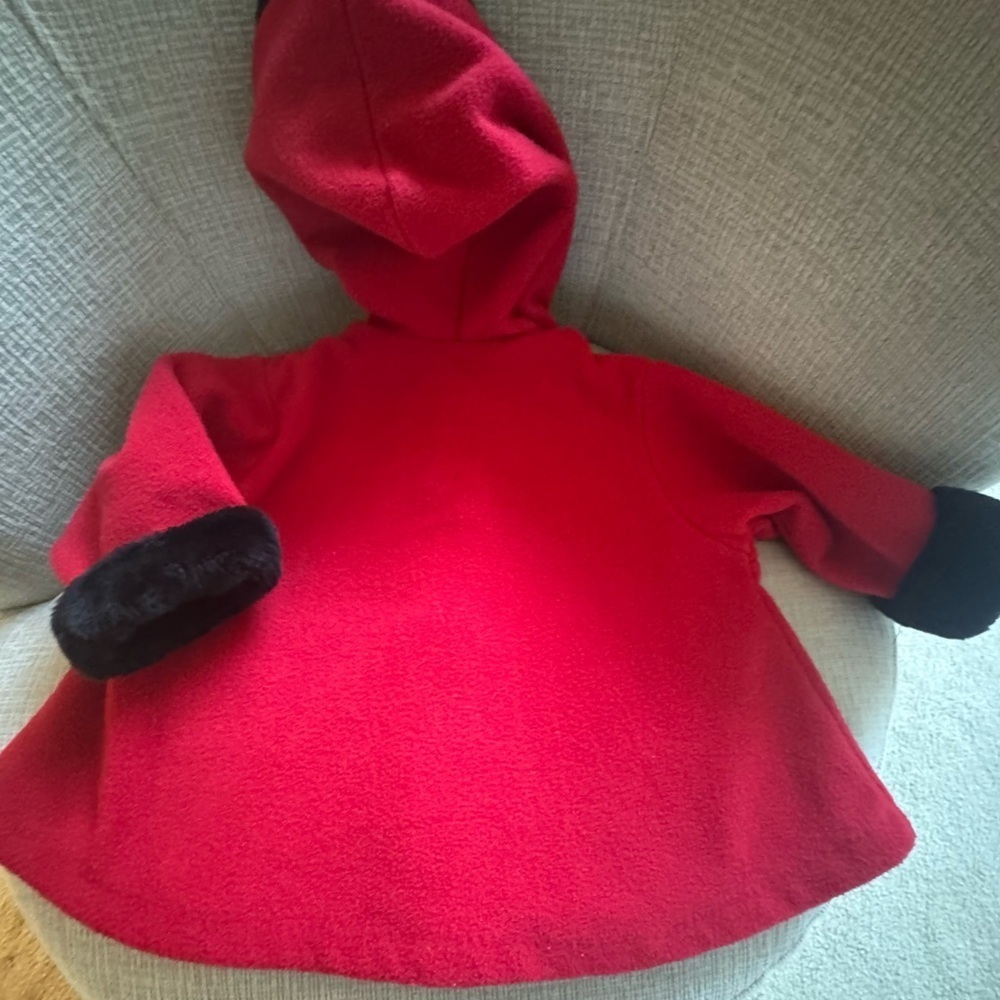 GoodLad Red with Black Heart and Dog Accents Infant 12 M - Picture 8 of 11